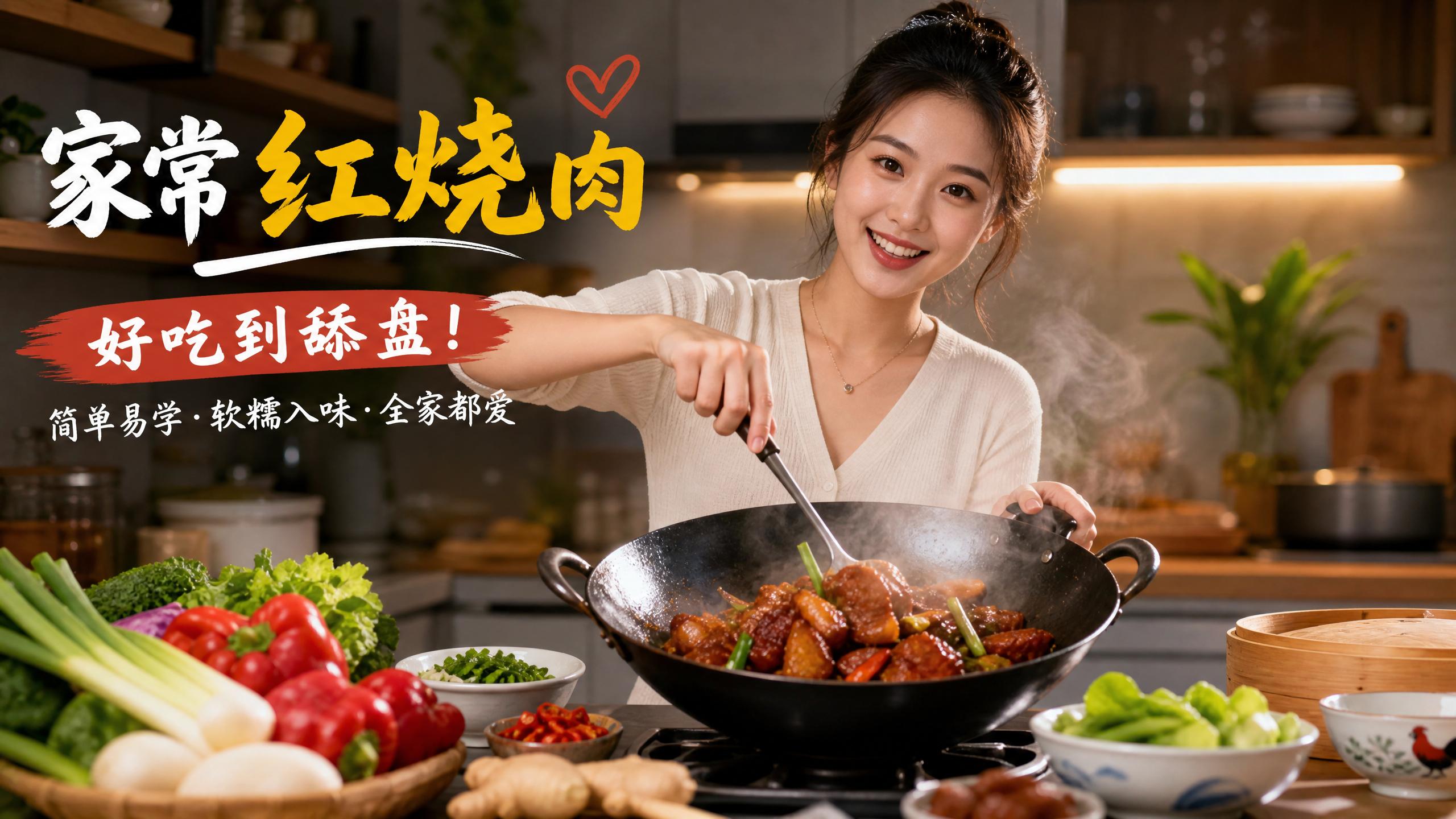 小蓝导航 小蓝导航美食 | 家常红烧肉视频教程软糯入味超下饭